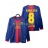 FC Barcelona Dresy Fotbal A INIESTA 8 2012 2013 Retro Muž Domácí Dlouhý rukáv