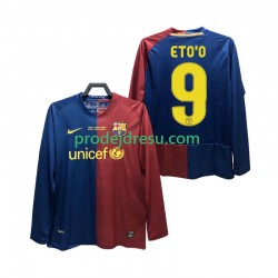 FC Barcelona Dresy Fotbal ETO O 9 Champions League 2009 Retro Muž Domácí 2008 Dlouhý rukáv