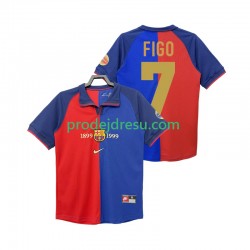 FC Barcelona Dresy Fotbal FIGO 7 1990 2000 Retro Muž Domácí Krátký rukáv