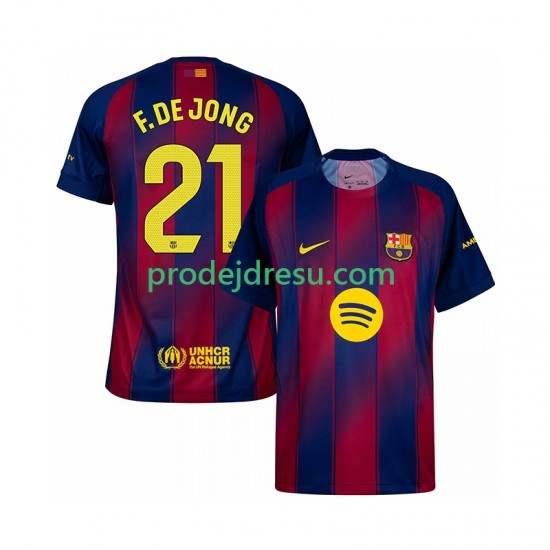 FC Barcelona Dresy Fotbal Frenkie de Jong 21 Muž Domácí 2025-2026 Krátký rukáv
