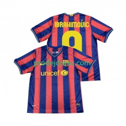 FC Barcelona Dresy Fotbal Ibrahimović 9 2009 Retro Muž Domácí 2010 Krátký rukáv