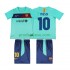 FC Barcelona Dresy Fotbal Lionel Messi 10 Retro Dětský Venkovní 2011 2010 Krátký rukáv