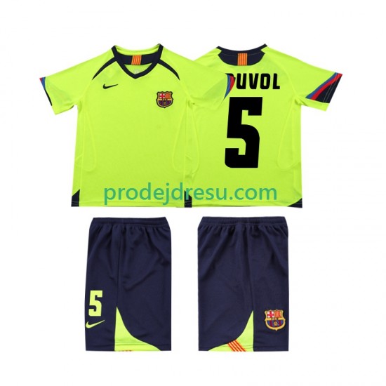 FC Barcelona Dresy Fotbal PUVDL 5 2005 Retro Dětský Venkovní 2006 Krátký rukáv