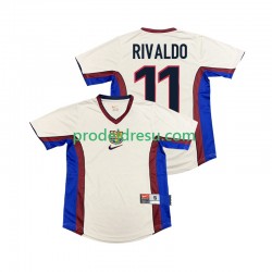 FC Barcelona Dresy Fotbal RIVALDO 11 Retro Muž Venkovní 1998 1999 Krátký rukáv
