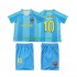 FC Barcelona Dresy Fotbal RONALDINHO 10 2007 Retro Dětský Venkovní 2008 Krátký rukáv