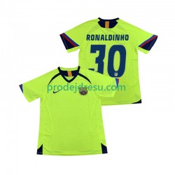 FC Barcelona Dresy Fotbal RONALDINHO 30 2005 Retro Muž Venkovní 2006 Krátký rukáv