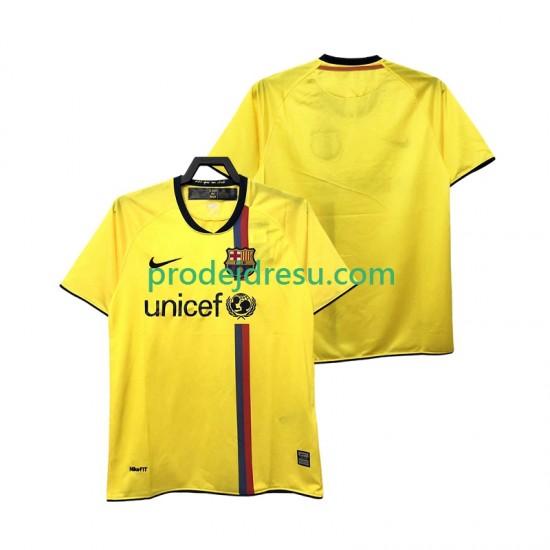 FC Barcelona Dresy Fotbal 2009 Retro Muž Venkovní 2008 Krátký rukáv