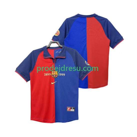 FC Barcelona Dresy Fotbal 1990 2000 Retro Muž Domácí Krátký rukáv