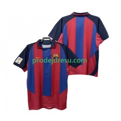 FC Barcelona Dresy Fotbal 2003 Retro Muž Domácí 2004 Krátký rukáv