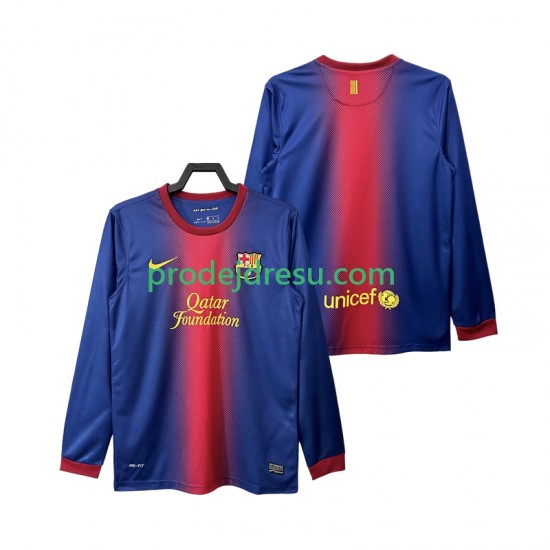 FC Barcelona Dresy Fotbal 2012 2013 Retro Muž Domácí Dlouhý rukáv