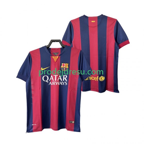 FC Barcelona Dresy Fotbal 2014 2015 Retro Muž Domácí Krátký rukáv