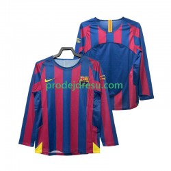 FC Barcelona Dresy Fotbal Champions League 2005 Retro Muž Domácí 2006 Dlouhý rukáv