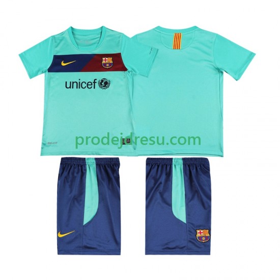 FC Barcelona Dresy Fotbal Retro Dětský Venkovní 2011 2010 Krátký rukáv