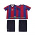 FC Barcelona Dresy Fotbal Retro Dětský Domácí 1998 1999 Krátký rukáv