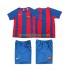FC Barcelona Dresy Fotbal 2005 Retro Dětský Domácí 2004 Krátký rukáv