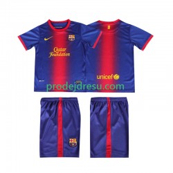 FC Barcelona Dresy Fotbal 2012 2013 Retro Dětský Domácí Krátký rukáv