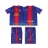 FC Barcelona Dresy Fotbal 2012 2013 Retro Dětský Domácí Krátký rukáv