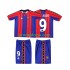 FC Barcelona Dresy Fotbal Ronaldo 9 1997 Retro Dětský Domácí 1998 Krátký rukáv