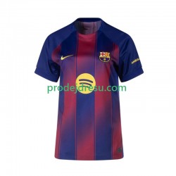FC Barcelona Dresy Fotbal Žena Domácí 2025-2026 Krátký rukáv