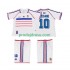 Francie Dresy Fotbal ZIDANE 10 Retro Dětský Venkovní 1998 Krátký rukáv