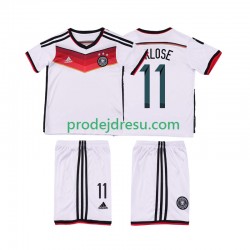 Německo Dresy Fotbal KLOSE 11 2014 Retro Dětský Domácí Krátký rukáv