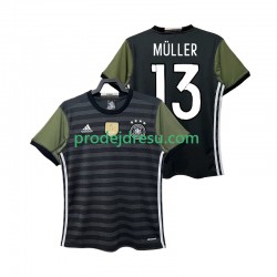 Německo Dresy Fotbal MULLER 13 2016 Retro Muž Venkovní Krátký rukáv