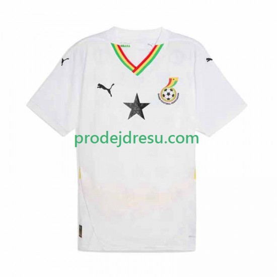 Ghana Dresy Fotbal Muž Domácí 2025 Krátký rukáv