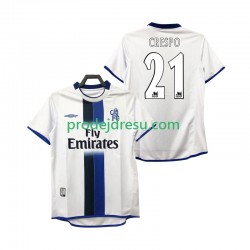 Inter Milán Dresy Fotbal CRESPO 21 2003 Retro Muž Venkovní 2004 Krátký rukáv