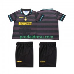 Inter Milán Dresy Fotbal 1997 Retro Dětský Alternativní 1998 Krátký rukáv