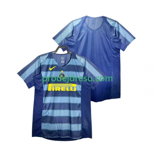 Inter Milán Dresy Fotbal 2005 Retro Muž Alternativní 2004 Krátký rukáv