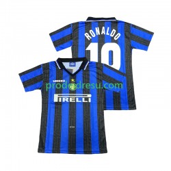 Inter Milán Dresy Fotbal Ronaldo 10 1997 Retro Muž Domácí 1998 Krátký rukáv