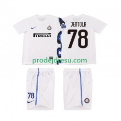 Inter Milán Dresy Fotbal VENTOLA 78 Retro Dětský Venkovní 2011 2010 Krátký rukáv