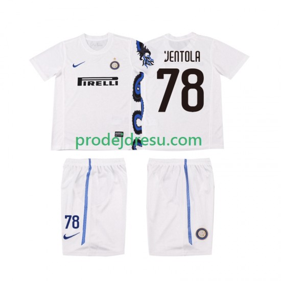Inter Milán Dresy Fotbal VENTOLA 78 Retro Dětský Venkovní 2011 2010 Krátký rukáv