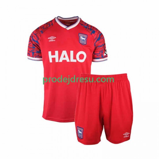 Dresy Fotbal Ipswich Town Dětský Venkovní 2025-2026 Krátký rukáv