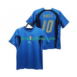 Itálie Dresy Fotbal Totti 20 Retro Muž Domácí 2006 Krátký rukáv