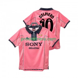 Juventus Dresy Fotbal DEL PIER0 10 1997 Retro Muž Venkovní 1998 Krátký rukáv