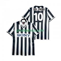 Juventus Dresy Fotbal DEL PIERO 10 1995 1996 Retro Muž Domácí Krátký rukáv