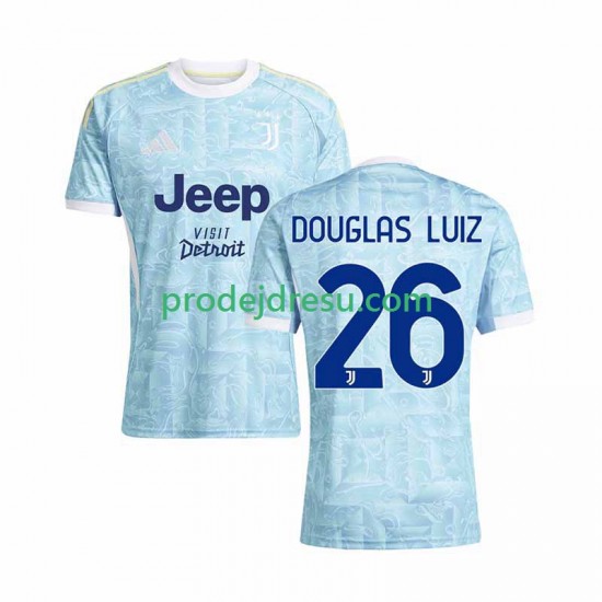 Juventus Dresy Fotbal Douglas Luiz 26 Muž Venkovní 2025-2026 Krátký rukáv