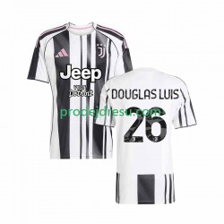 Juventus Dresy Fotbal Douglas Luiz 26 Muž Domácí 2025-2026 Krátký rukáv