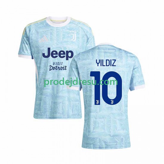 Juventus Dresy Fotbal Kenan Yildiz 10 Muž Venkovní 2025-2026 Krátký rukáv