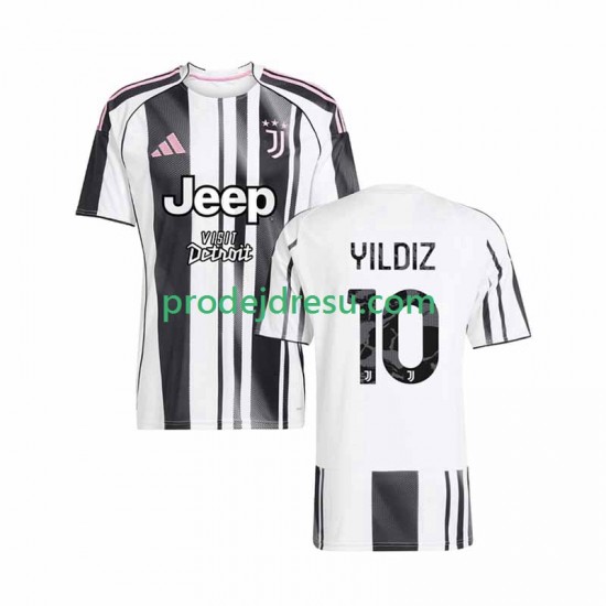 Juventus Dresy Fotbal Kenan Yildiz 10 Muž Domácí 2025-2026 Krátký rukáv