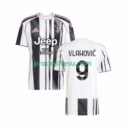 Juventus Dresy Fotbal Vlahovic 9 Muž Domácí 2025-2026 Krátký rukáv