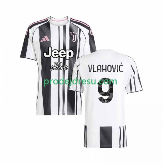 Juventus Dresy Fotbal Vlahovic 9 Muž Domácí 2025-2026 Krátký rukáv