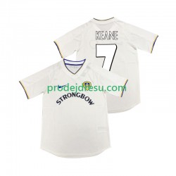 Leeds United Dresy Fotbal KEANE 7 2000 2001 Retro Muž Domácí Krátký rukáv