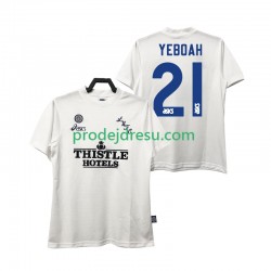 Leeds United Dresy Fotbal YEBOAH 21 1995 1996 Retro Muž Domácí Krátký rukáv