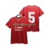 Liverpool Dresy Fotbal 5 1985 1986 Retro Muž Domácí Krátký rukáv
