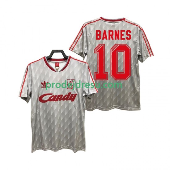 Liverpool Dresy Fotbal BARNES 10 1989 1991 Retro Muž Venkovní Krátký rukáv
