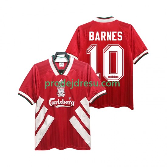 Liverpool Dresy Fotbal BARNES 10 1993 1995 Retro Muž Domácí Krátký rukáv