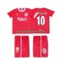 Liverpool Dresy Fotbal BERGKAMP 10 LWP 1997 Retro Dětský Domácí 1998 Krátký rukáv