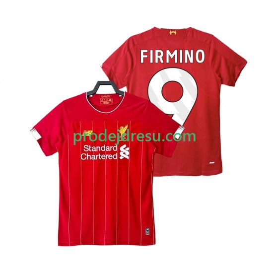 Liverpool Dresy Fotbal FIRMINO 9 2019 2020 Retro Muž Domácí Krátký rukáv